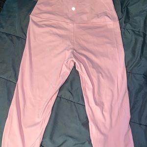 Never worn Pink leggings size large (12) brand CRZ Yoga